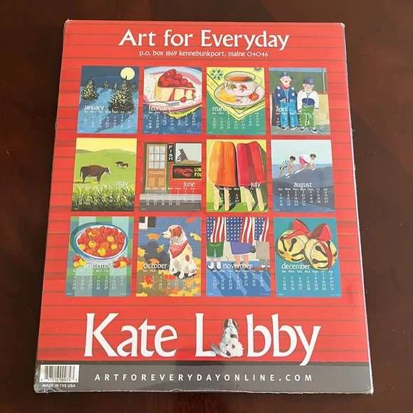 Kate Libby | Art | Nwt Kate Libby Art For Everyday 26 Calendar 14x11  Collectible Version | Poshmark